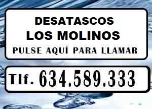 Desatascos Los Molinos Urgentes